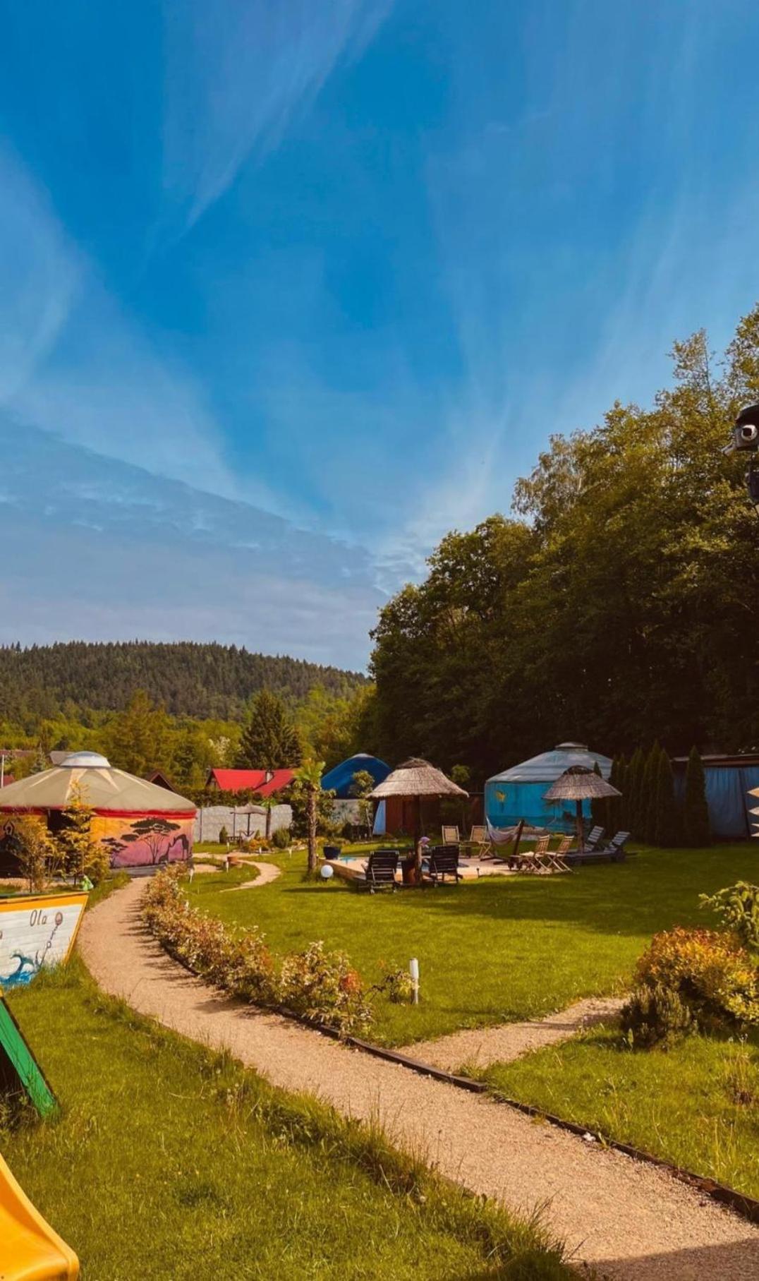 Aloha Glamp - Okragle Domki Przy Rzece - Balia I Sauna - Energylandia Zagornik ภายนอก รูปภาพ
